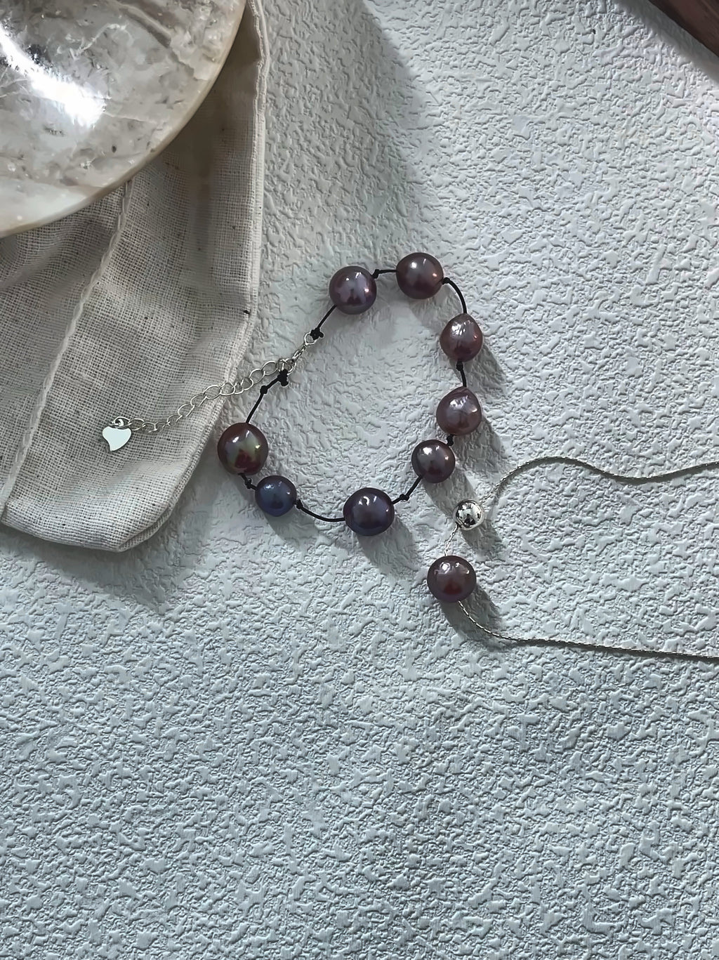 Freshwater Pearl Necklace with Sterling Silver
