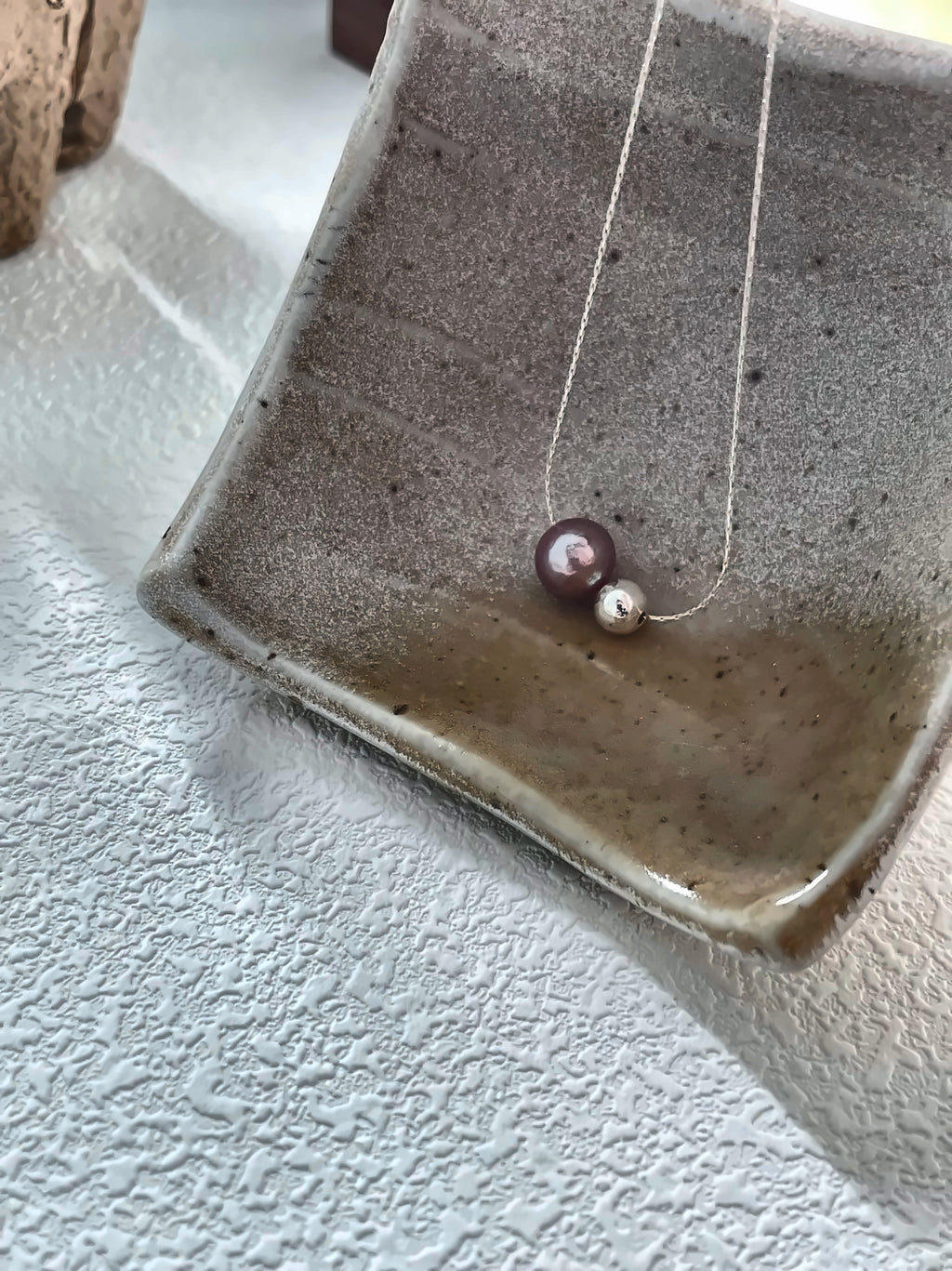 Freshwater Pearl Necklace with Sterling Silver
