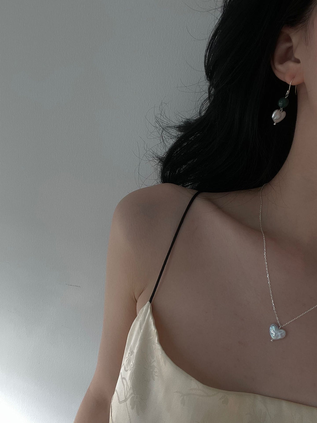 Baroque Pearl Earrings with Sterling Silver