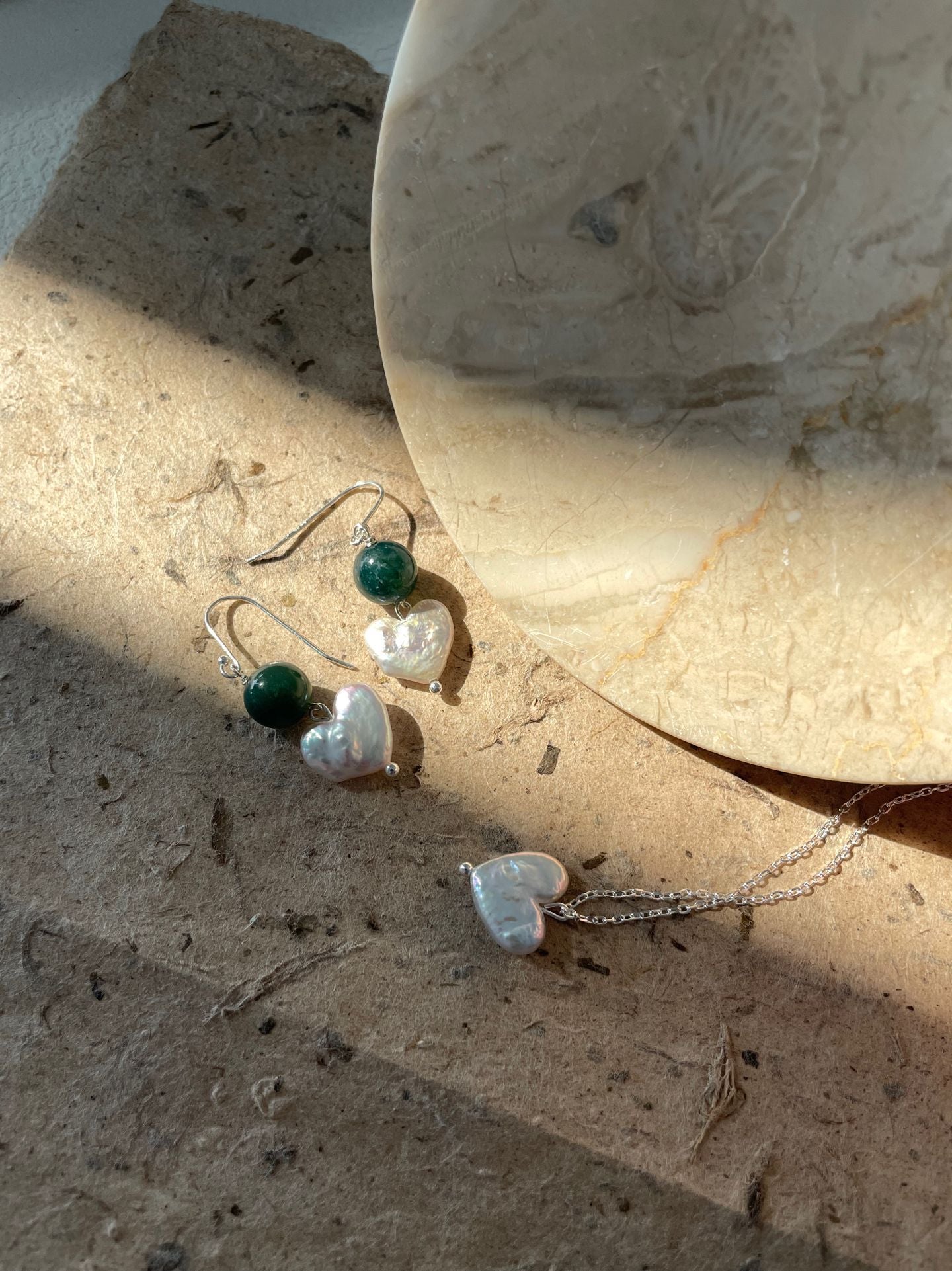 Baroque Pearl Earrings with Sterling Silver