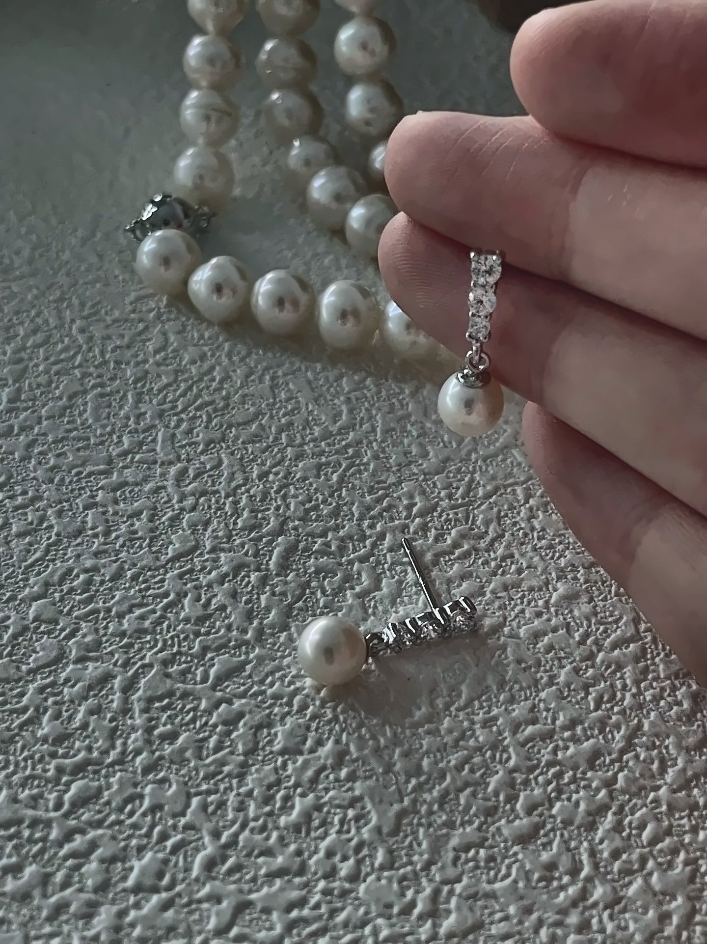 Freshwater Pearl Earrings with Sterling Silver