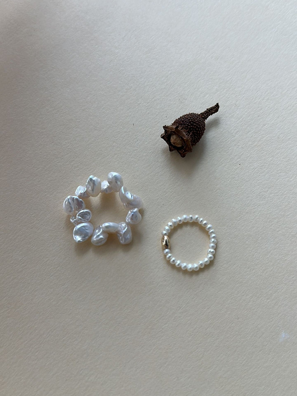 Irregular Freshwater Pearl Ring