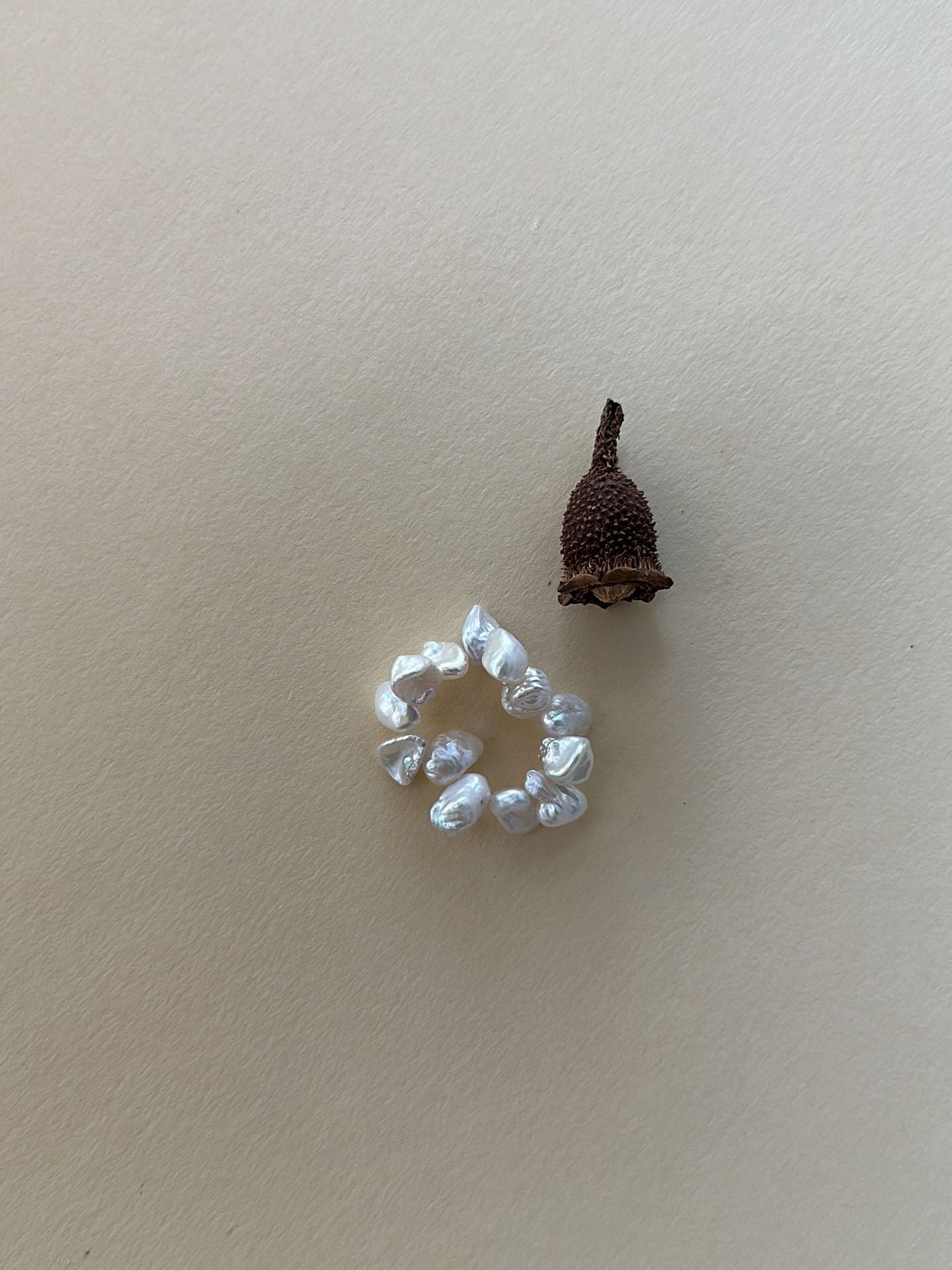 Irregular Freshwater Pearl Ring