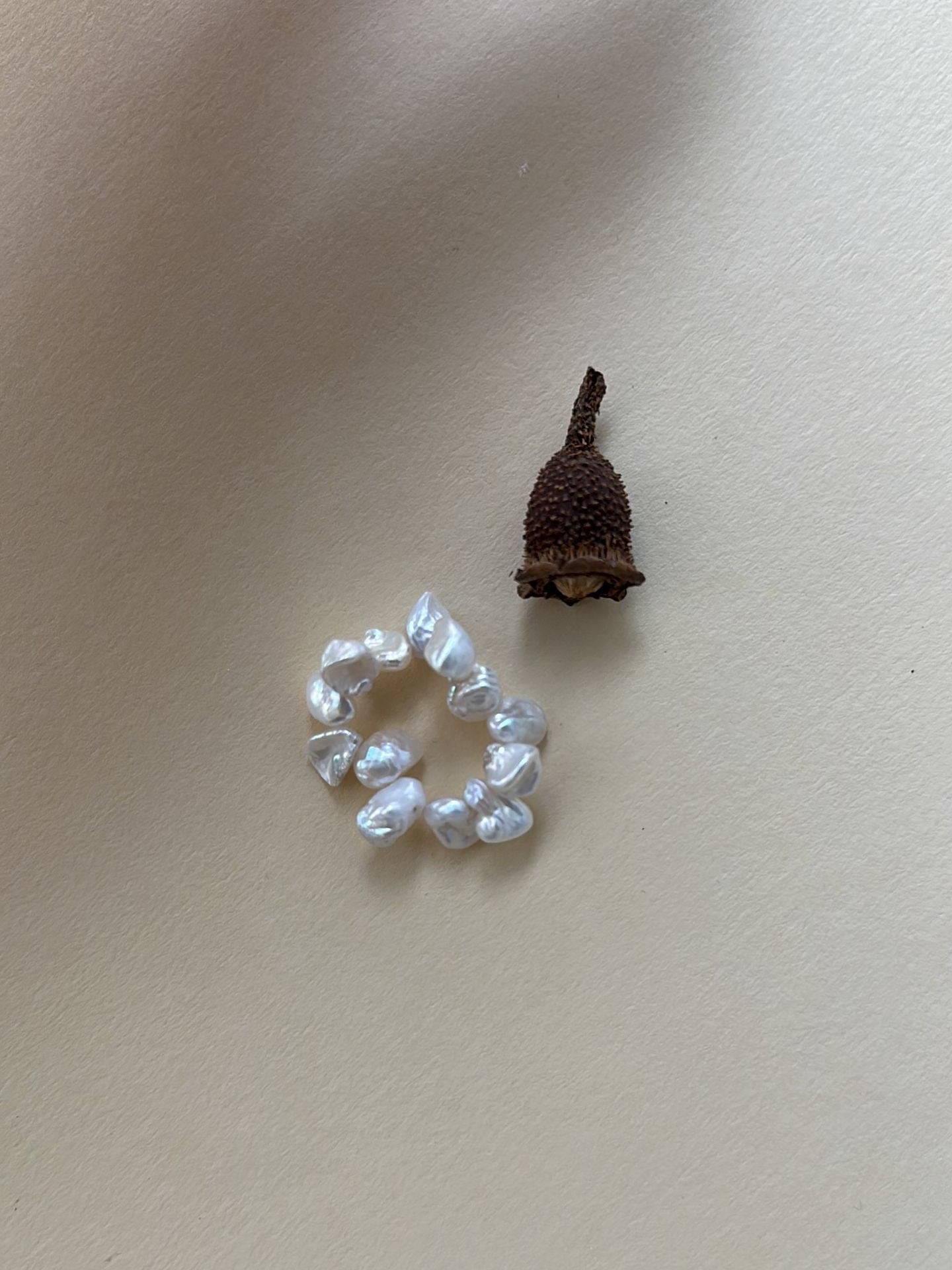 Irregular Freshwater Pearl Ring